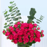 Dark Pink Spray Rose in Vase (20 stems) 2 02 89