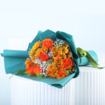 Cheerful Orange Medley Bouquet 4 03
