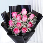 Classic Pink Rose Bouquet 2 03