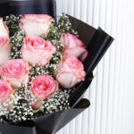 Romantic Pink Rose Bouquet 4 04