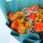 Cheerful Orange Medley Bouquet 2 05