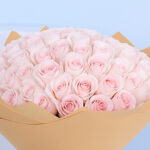 Light Pink Roses Bouquet 3 4