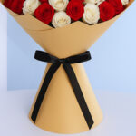 Red and White Roses Bouquet 2 5