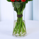 Dark Pink Spray Rose in Vase (20 stems) 6 5