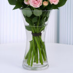 Light Pink Spray Rose in Vase (20 stems) 2 5