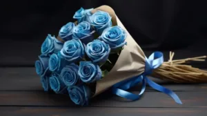 What Does a Blue Rose Bouquet Say