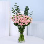Light Pink Spray Rose in Vase (20 stems) 1 light-pink-spray-rose