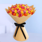 Warm Wishes Rose Bouquet 1 mixed-rose-bouquet