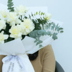 White Roses & Eucalyptus Bouquet 4 02