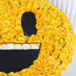 Big Smile Yellow Rose Arrangement 3 03