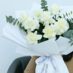 White Roses & Eucalyptus Bouquet 2 03