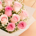 Pink Roses & Cake Combo 5 05