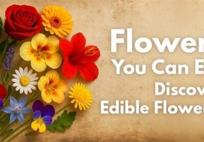 Fresh colorful edible flowers for cooking and garnishing.