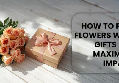 How to Pair Flowers with Gifts for Maximum Impact 7 Flower bouquet paired with a matching gift box for a perfect, thoughtful surprise