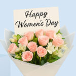 Radiant Women's Day Bouquet 2 peach-rose-bouquet-02-25