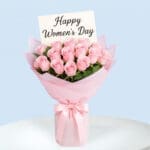 Sweet Pink Women's Day Bouquet 1 womens-day-rose-bouquet-01