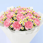 Sweet Pink Carnation Bouquet 2 02
