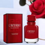 Givenchy L’Interdit Rouge EDP Women 80ML & Flowers 2 02