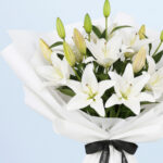 White Lilies & Golden Balloons 2 02