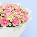 Sweet Pink Carnation Bouquet 3 03
