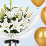 White Lilies & Golden Balloons 3 03