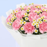 Sweet Pink Carnation Bouquet 4 04