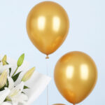 White Lilies & Golden Balloons 5 05