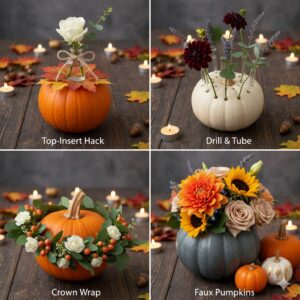 No carve Pumkin Vase Options 3 11zon