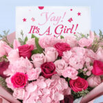 Pink Welcome Baby Girl Bouquet 2 02