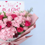 Pink Welcome Baby Girl Bouquet 3 03