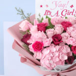 Pink Welcome Baby Girl Bouquet 4 04