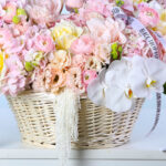 Luxury Pastel Rose & Hydrangea Basket 4 04