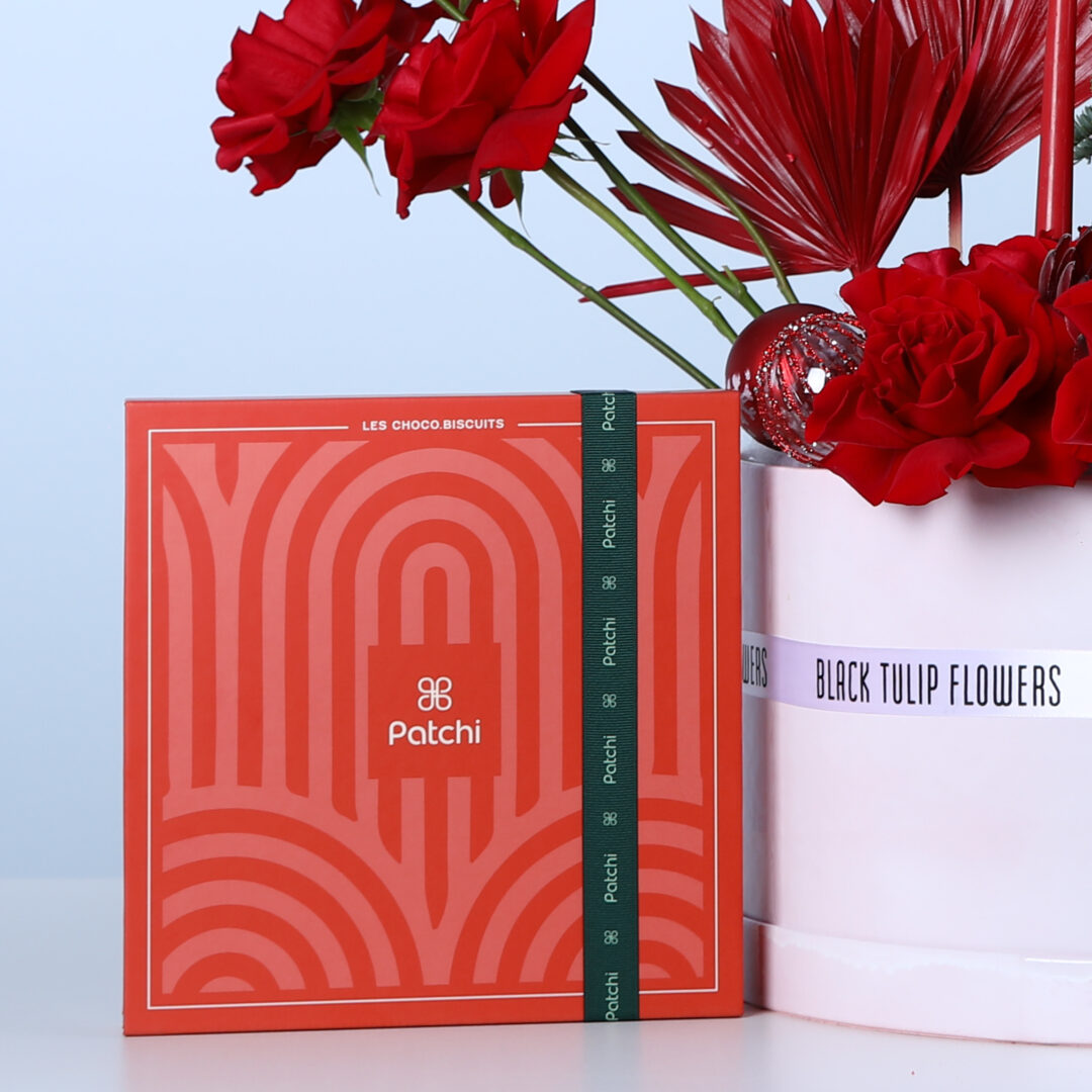 christmas patchi flower hamper 03