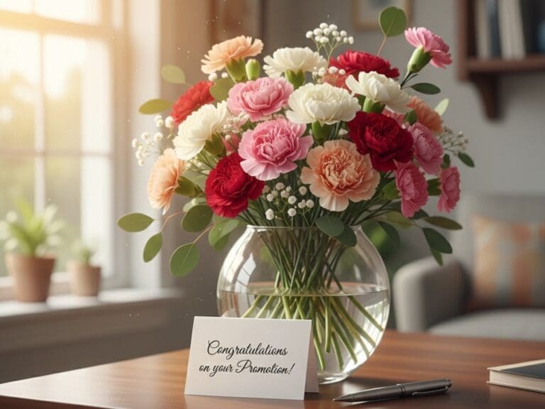 Carnations flower symbolizing confidence, gratitude, and fresh beginnings.
