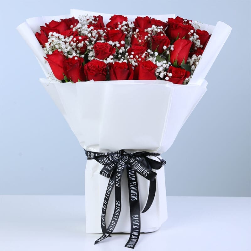 forever-yours-red-roses-valentine-bouquet_02 forever yours red roses valentine bouquet 02