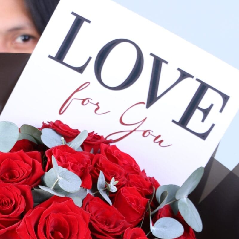 love note red roses bouquet 02 scaled