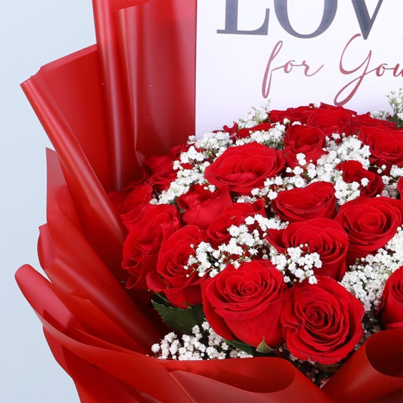 valentine-25-red-roses-gypso-bouquet_05 valentine 25 red roses gypso bouquet 05