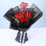 valentine-red-roses-black-wrap