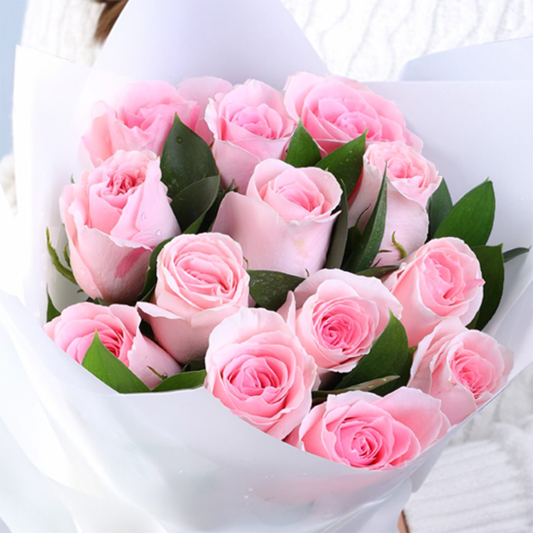 Romance Luxe Pink Bouquet Luxury Pink Roses Bouquet — free download