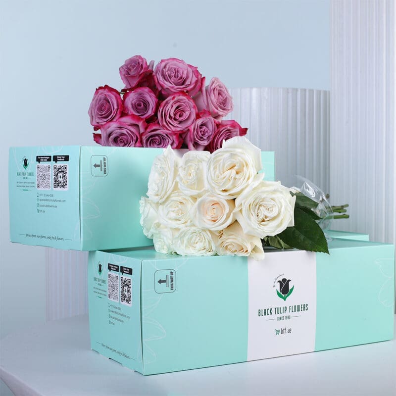 white-purple-roses-bunch-03 white purple roses bunch 03