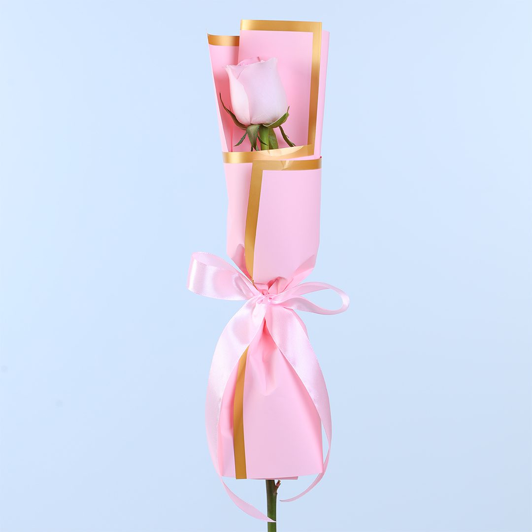 Light Pink Titanic Rose Bouquet - Soft & Romantic Flower