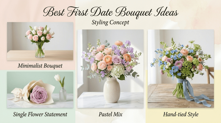 Best First Date Bouquet Ideas Styling Concept