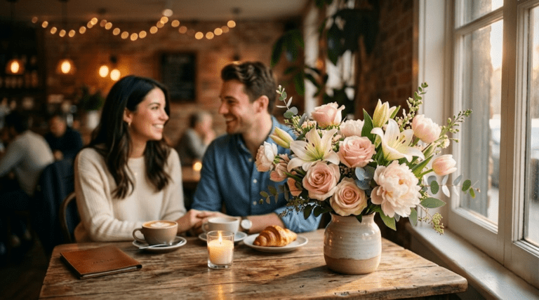 How to choose the best flowers for a first date with simple and elegant bouquet ideas