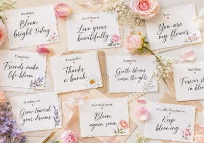 Explore 50 short flower quotes filled with inspiration, beauty, and charm. Perfect for birthdays, celebrations, social media captions, cards, and everyday moments that deserve a touch of floral elegance.
