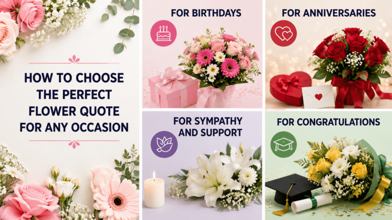 How to Choose the Perfect Flower Quote for Any Occasion 2