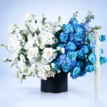 Blue & White Luxury Hat Box 1 blue-white-luxury-hat-box