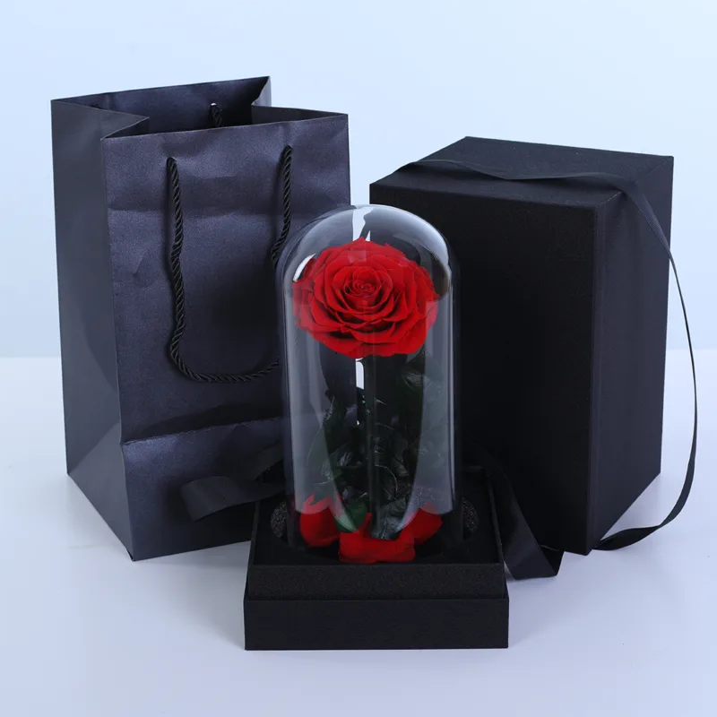 single-red-forever-rose-glass-dome_03 single red forever rose glass dome 03